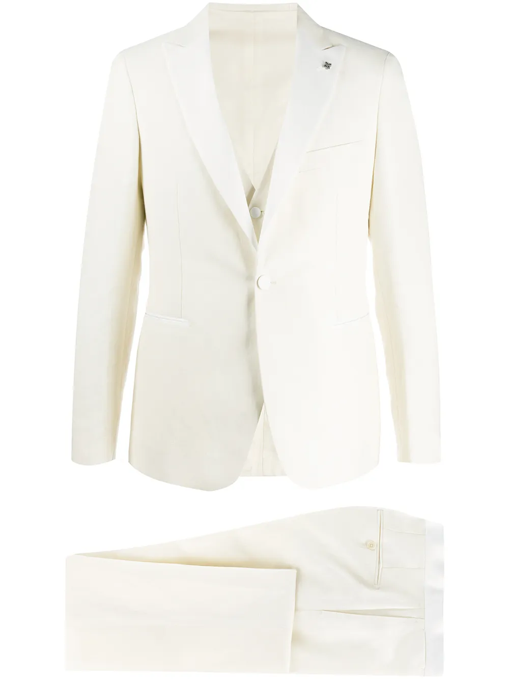 Tagliatore Tailored Suit In White