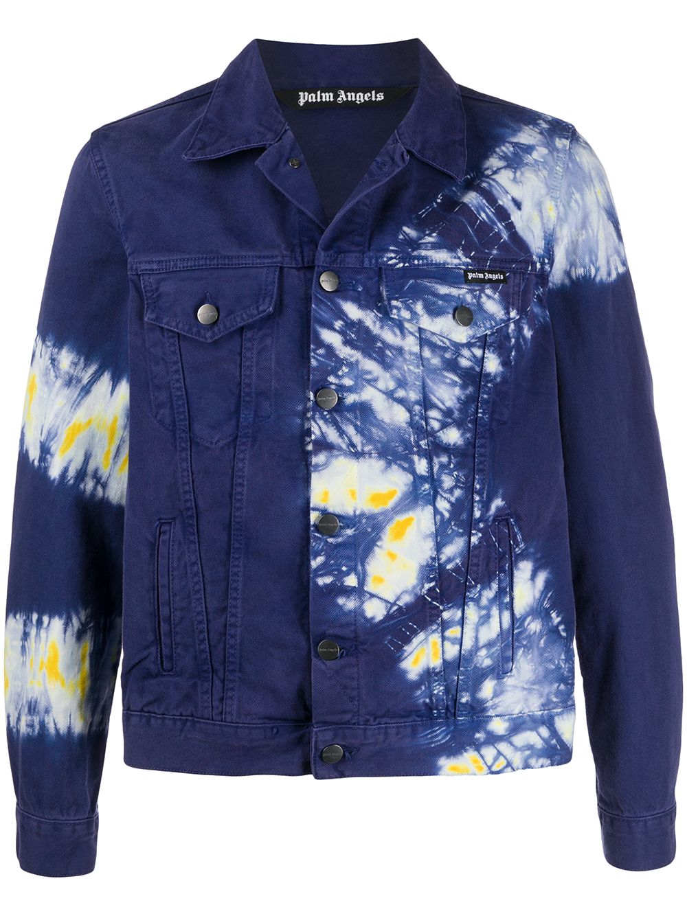 PALM ANGELS TIE-DYE DENIM JACKET