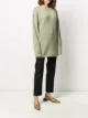 Joseph metallic-thread extended-cuff sweater