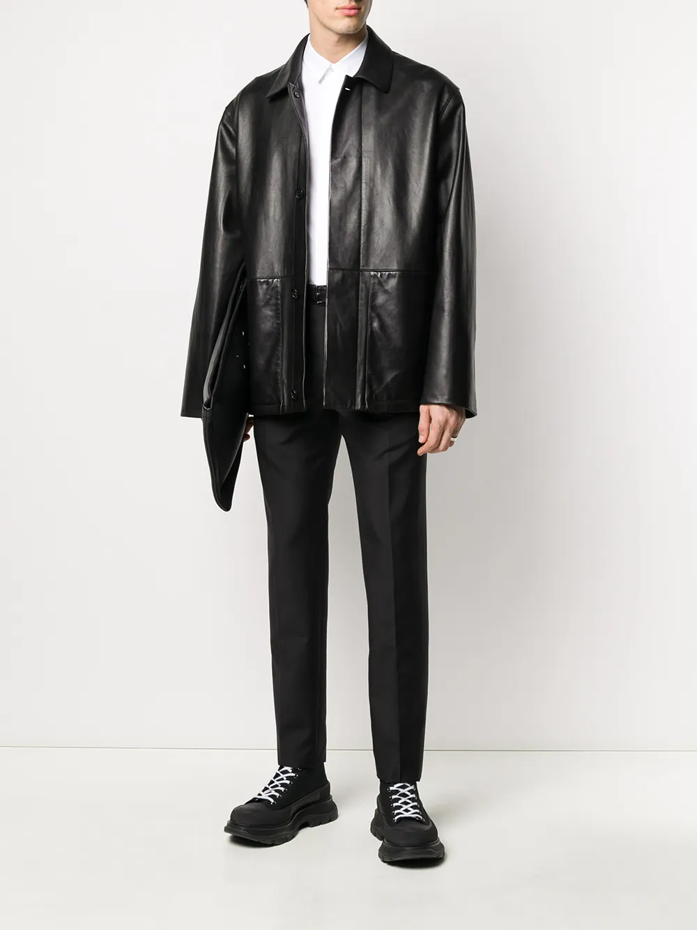 Jil Sander Overhemd met verborgen plakkaat - Wit