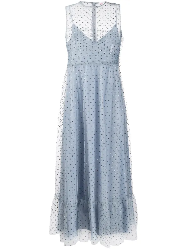red valentino light blue dress