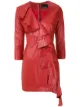 Image 1 of Andrea Bogosian leather Scarlet short dress