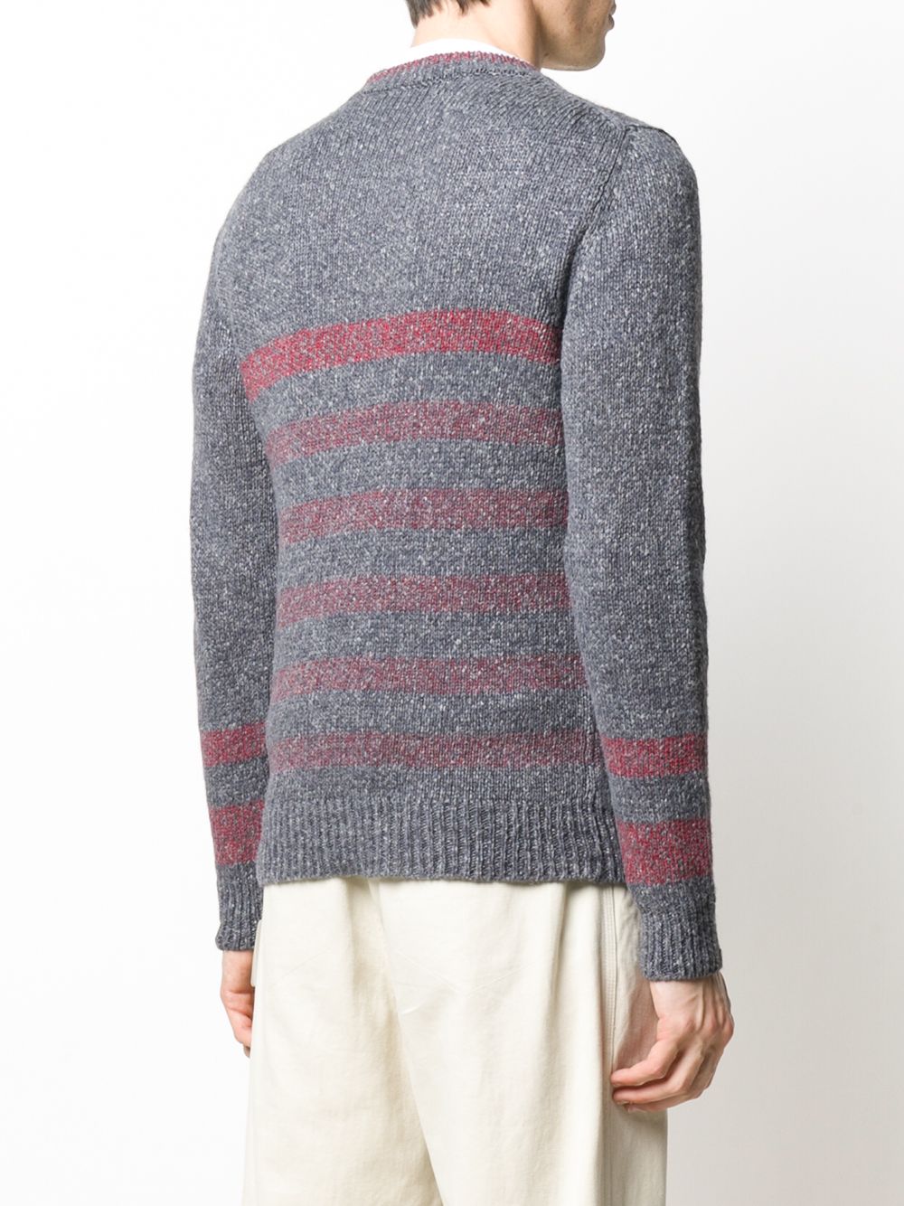 фото Zanone striped crewneck jumper