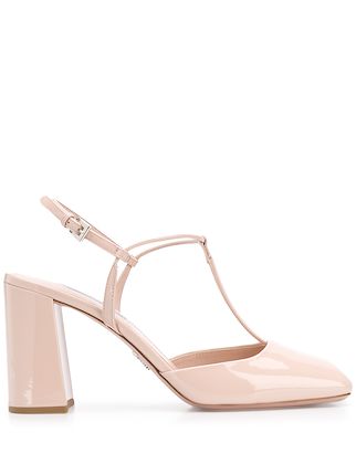 prada square toe pumps