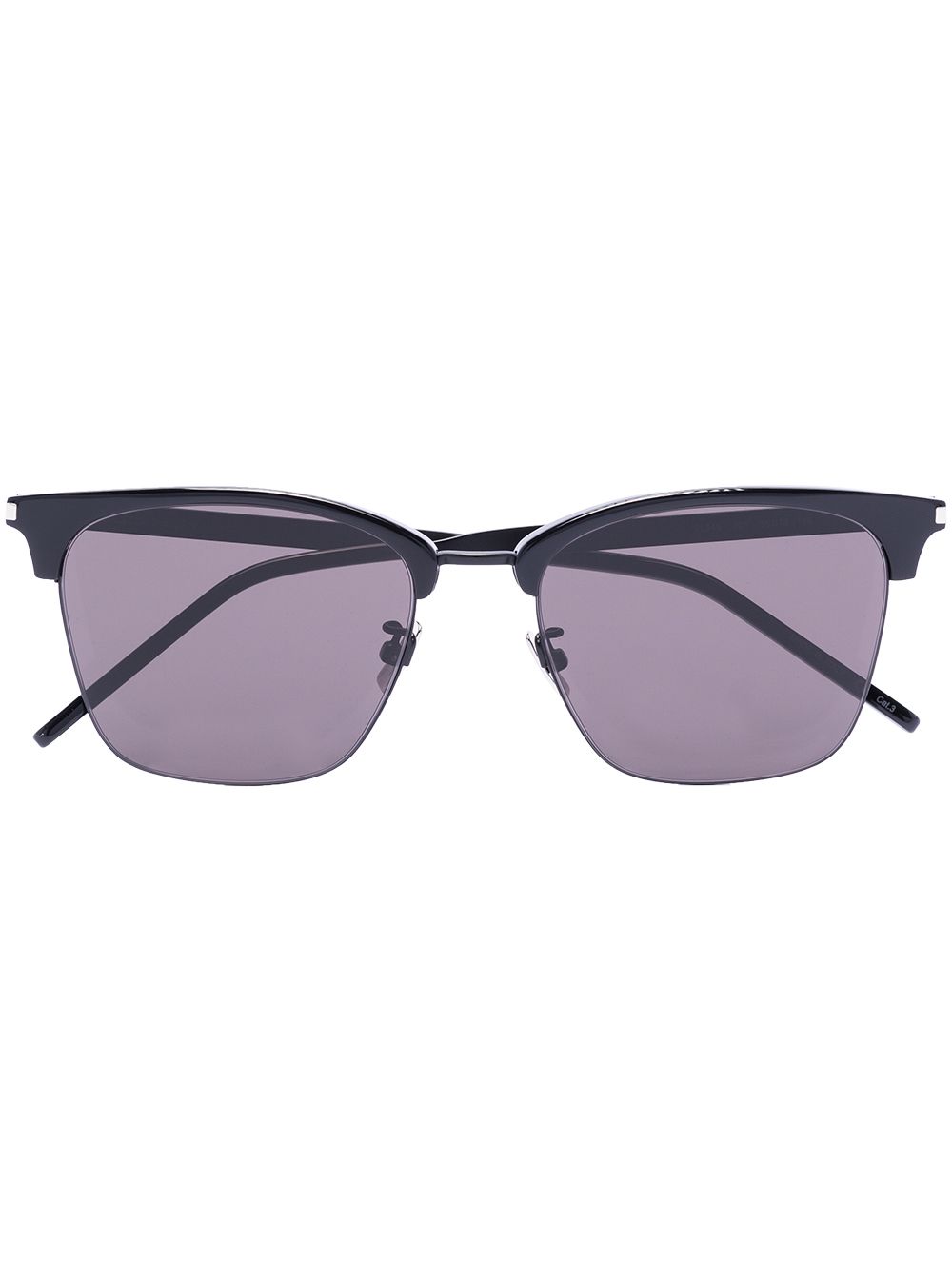 фото Saint laurent eyewear солнцезащитные очки в полуободковой оправе
