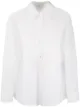 الصورة 1 من Jil Sander قميص دانتيل بياقة بأطراف مربع