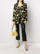 الصورة 2 من Michael Michael Kors بليزر بصف أزرار واحد وتطريز زهور