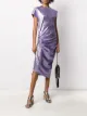 Image 2 of Paco Rabanne metallic T-shirt midi dress
