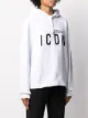 Dsquared2 سويت شيرت بغطاء رأس وطبعة