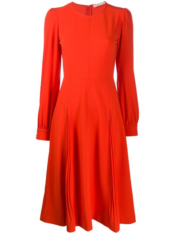 tory burch red dress