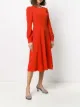 Tory Burch فستان ميدي منسوج