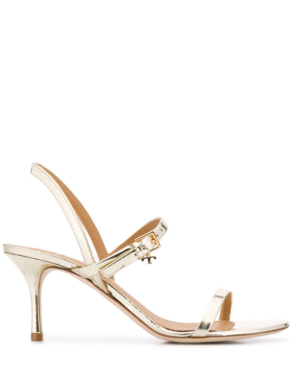 Tory Burch Metallic 75mm Sandals In Gold