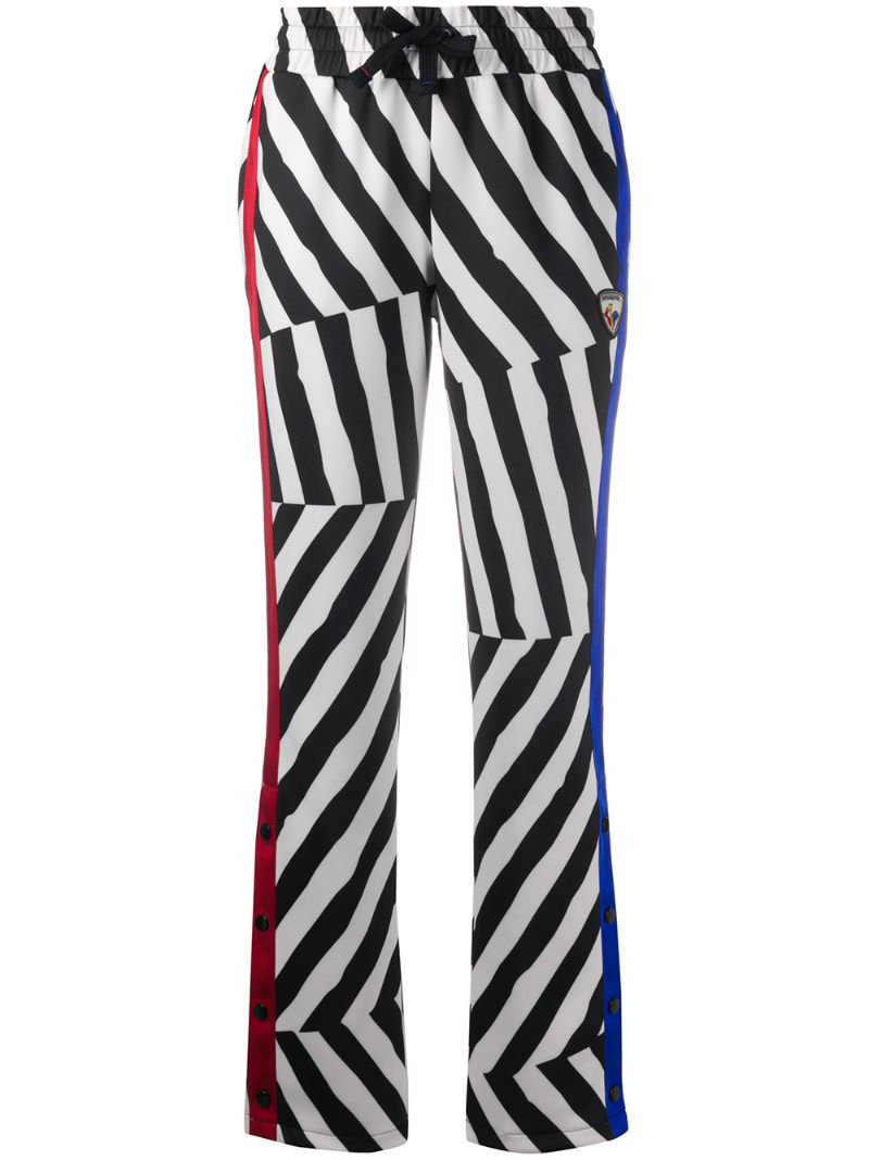 Rossignol X Jcc Striped Track Trousers In White