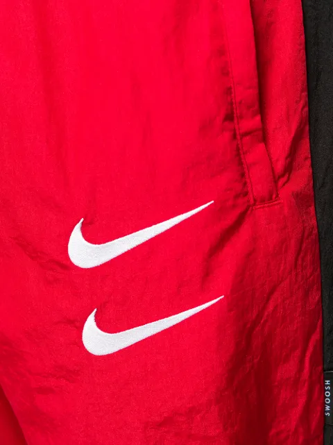 double nike swoosh pants