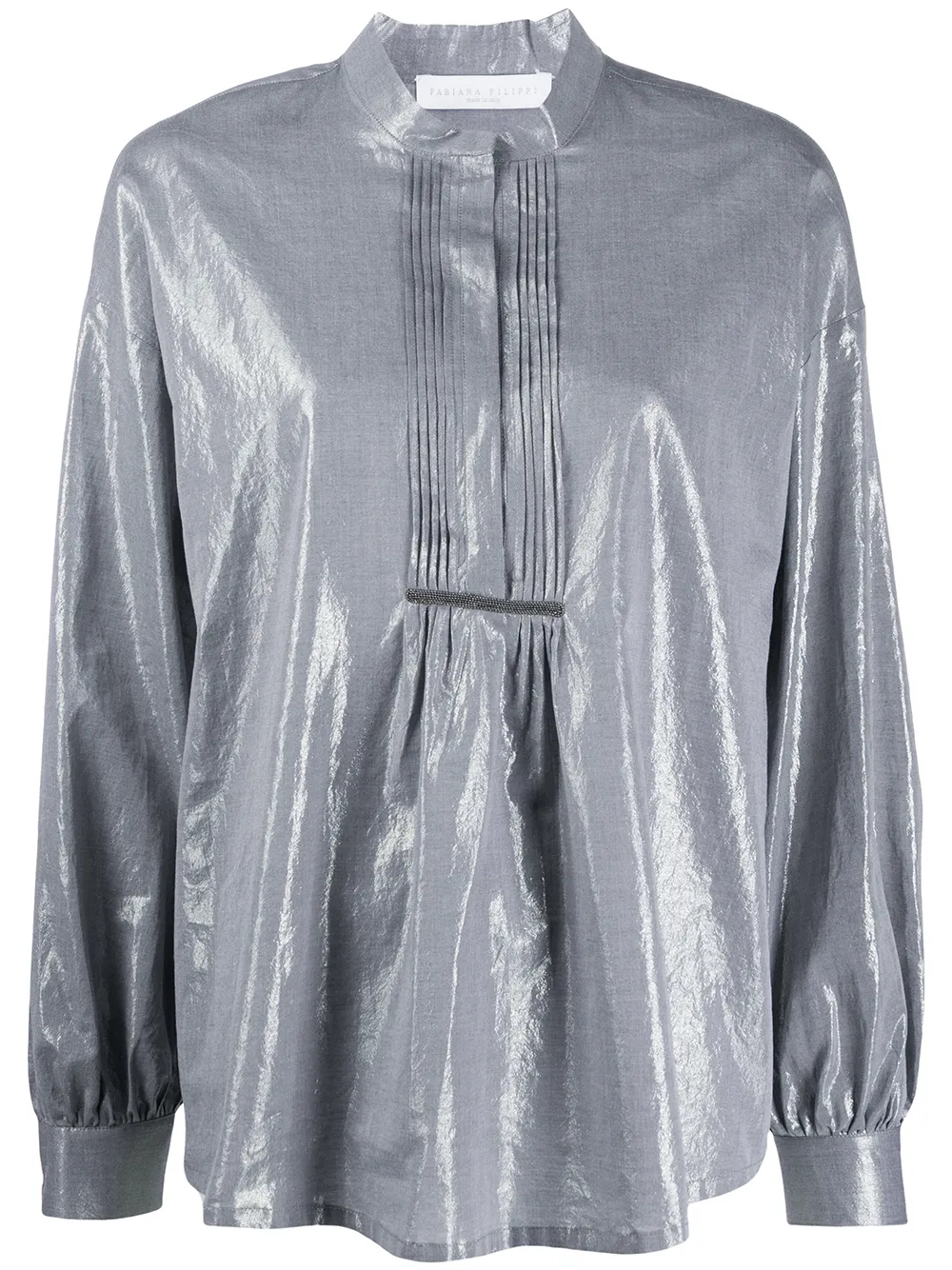 Fabiana Filippi Oberteil Im Metallic-Look 1rjHX 26wan Fabiana Filippi Oberteil Im Metallic-Look 1rjHX 26wan