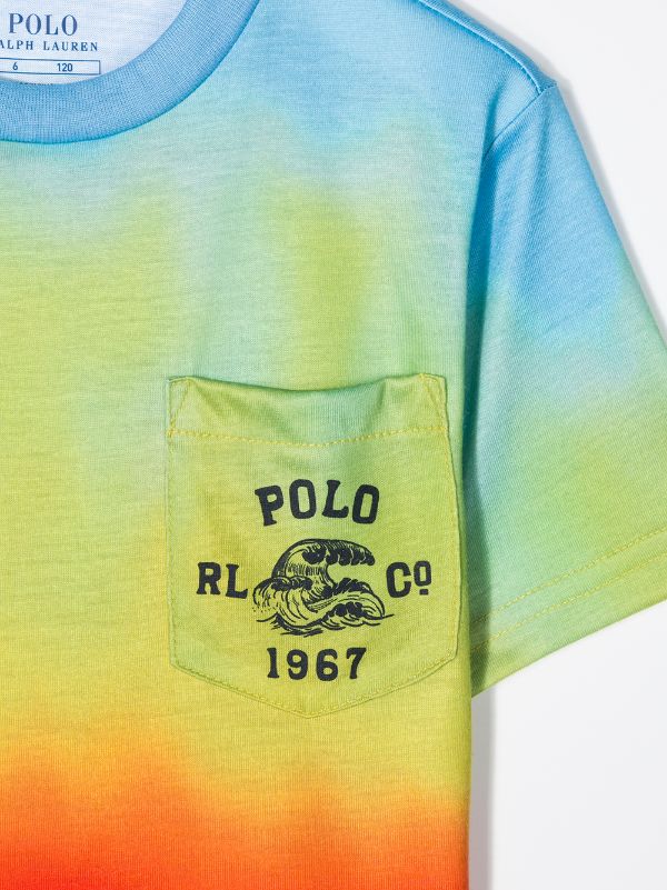 ralph lauren rainbow t shirt