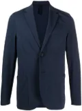 Harris Wharf London textured single-breasted blazer - Blue