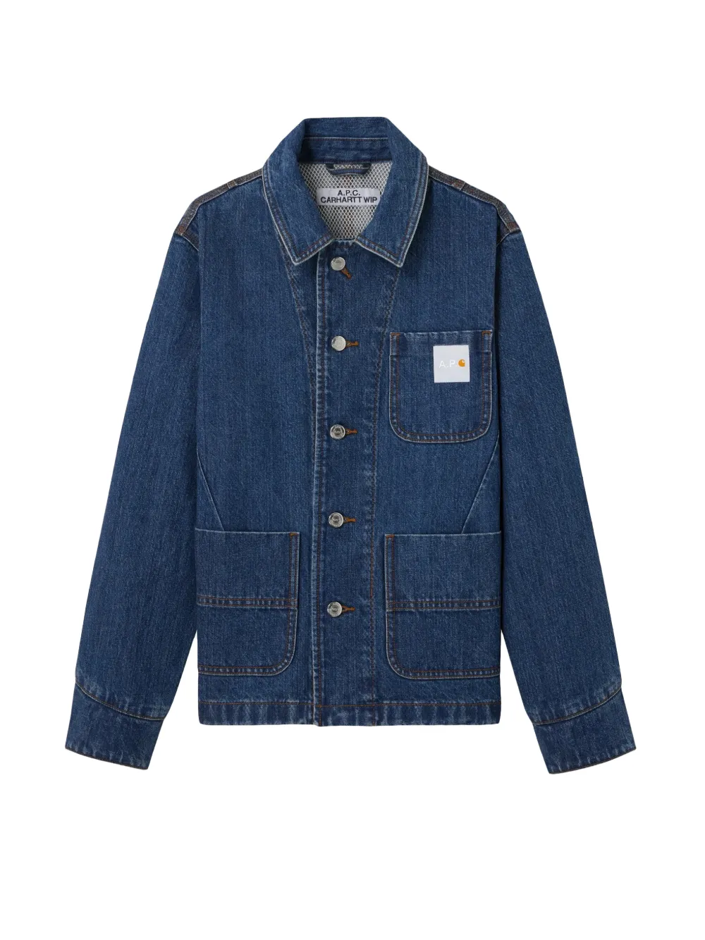 APC OVERSIZED DENIM JACKET,F02612COEDZ14937004
