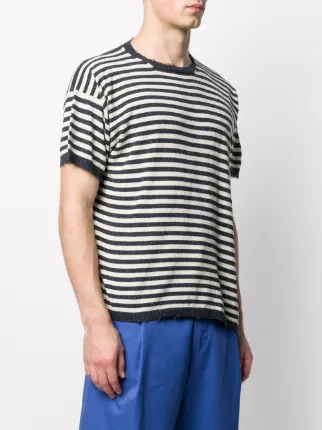 distressed striped T-shirt展示图