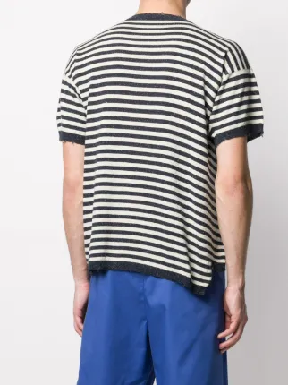 distressed striped T-shirt展示图