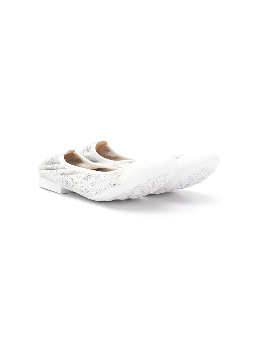 Geox Kids ballerines à détail de nœud - Blanc Top Merken Winkel