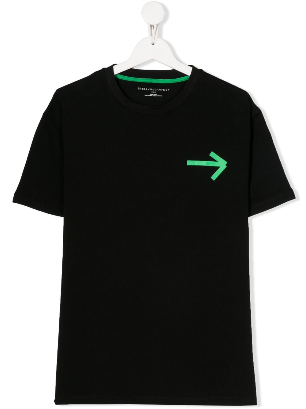 Stella Mccartney Teen Arrow T-shirt In Black