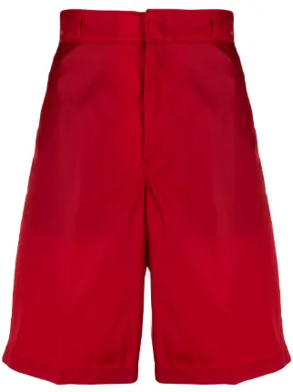 prada gabardine nylon shorts