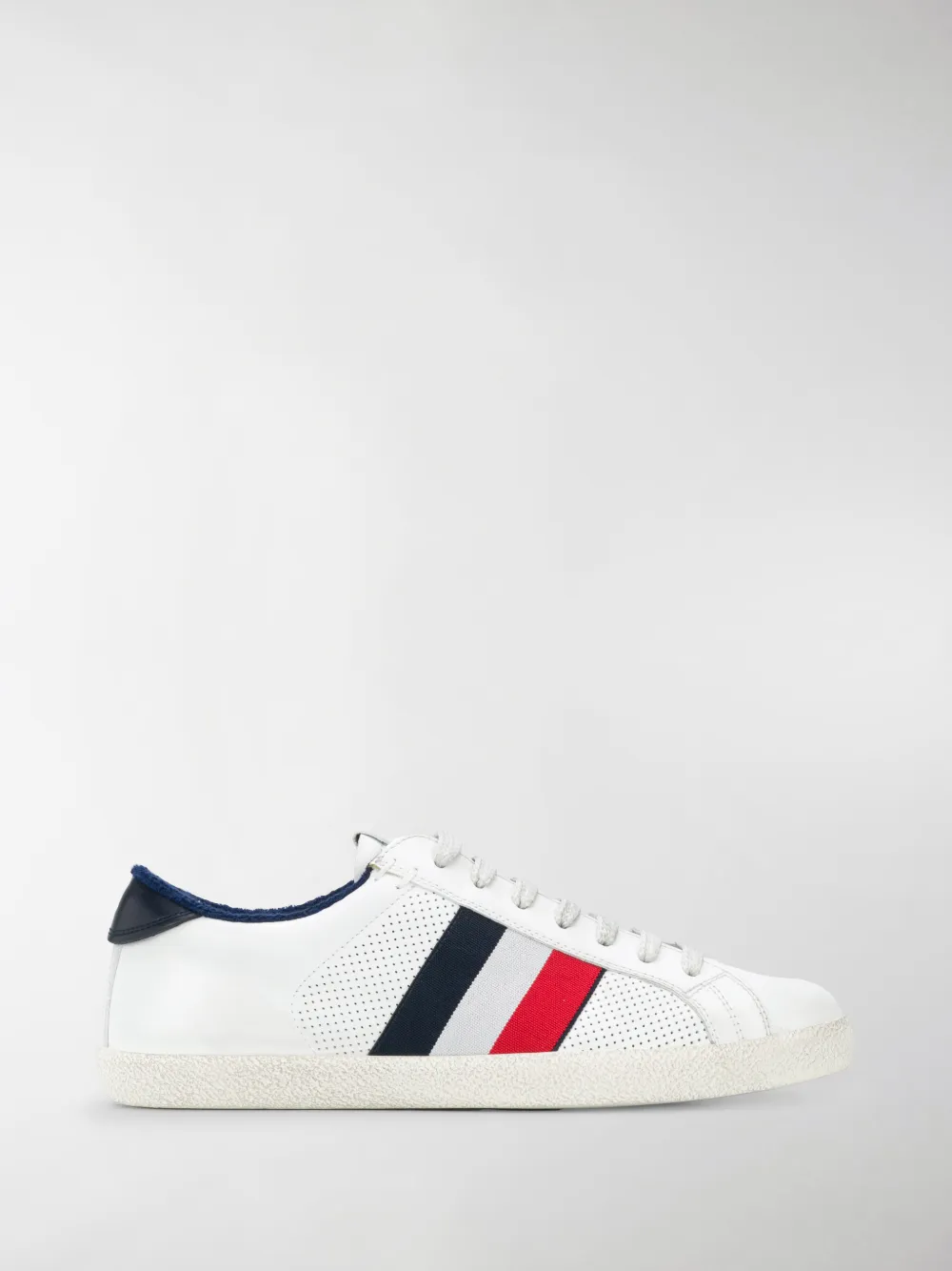 MONCLER STRIPED LOW-TOP SNEAKERS,4M7130002S7X14937486