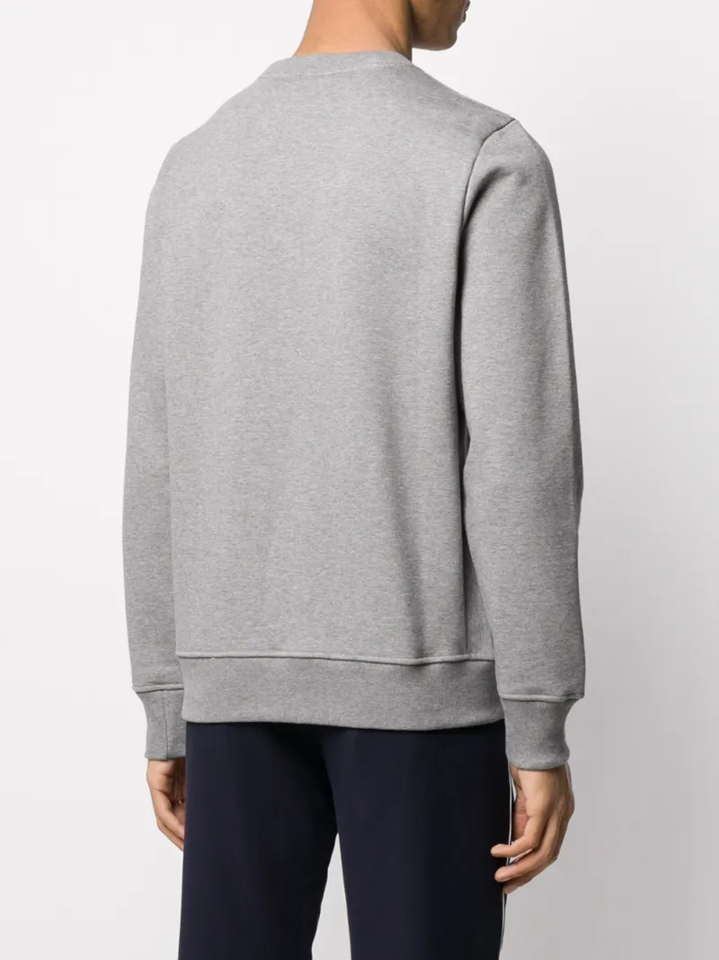 Ps By Paul Smith Zebra-patch Jumper In Grey