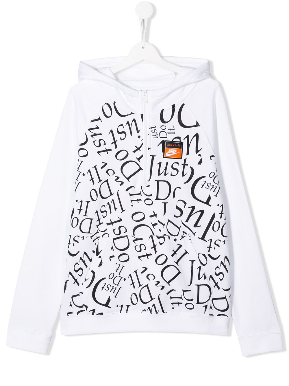 фото Nike kids teen slogan print hoodie