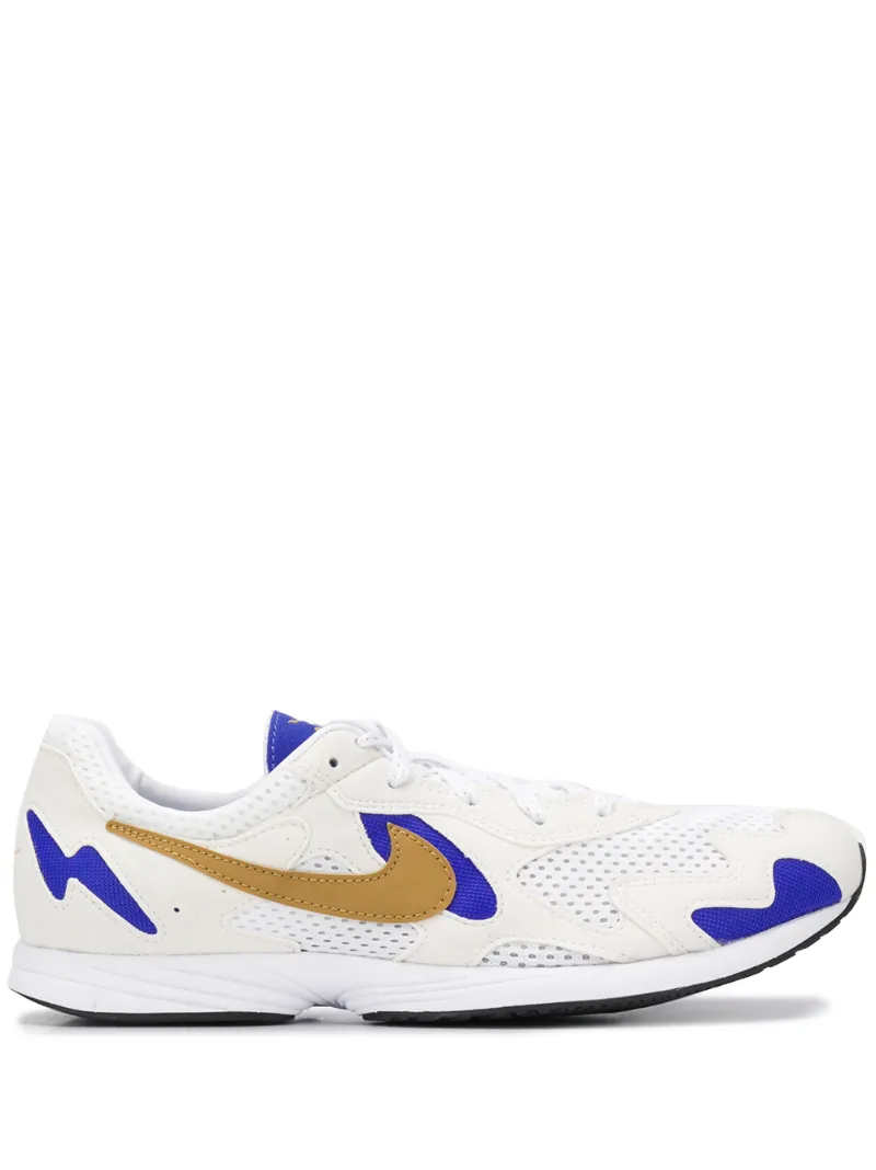 Nike – side logo sneakers – men – Leather/Polyester/Rubber – 6, 6.5, 7, 7.5, 8, 8.5, 9, 9.5, 10, 10.5, 11, 11.5 – White