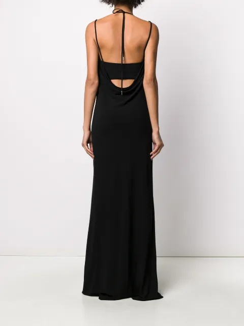 backless halterneck