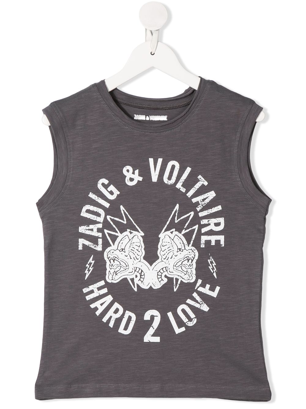 фото Zadig & voltaire kids logo print tank top