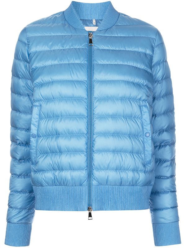 moncler quilted bomber jacket