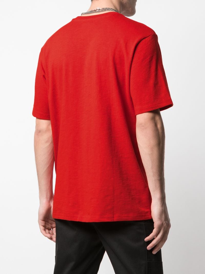 Shop Supreme Crew Neck Cotton T-shirt In Red