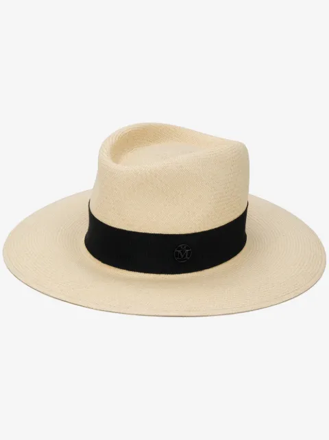 Maison Michel Charles straw Fedora hat