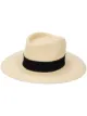 Image 1 of Maison Michel straw logo plaque hat