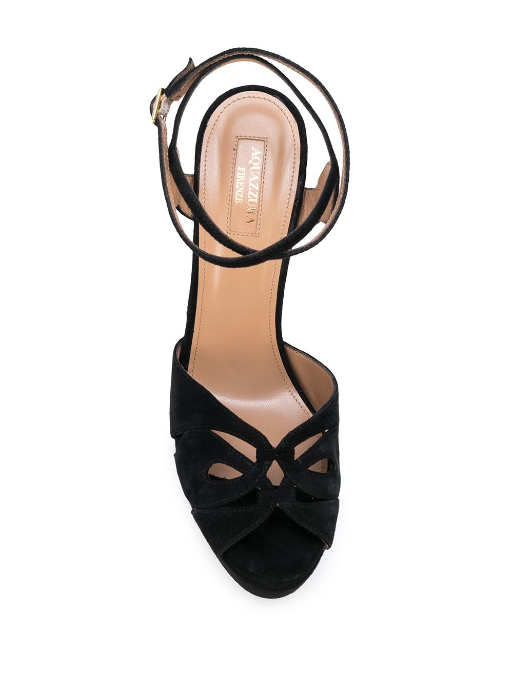 фото Aquazzura босоножки gardena plateau 125 на платформе