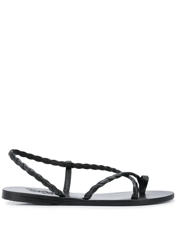 woven strap sandals