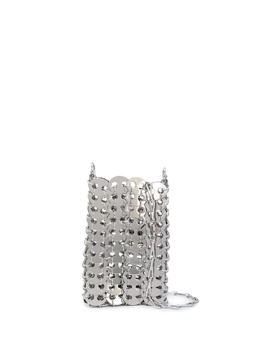 Paco Rabanne Iconic 1969 Mini Bag In Silver