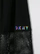 Dkny Kids تنورة جيرسيه بشرائط شبك