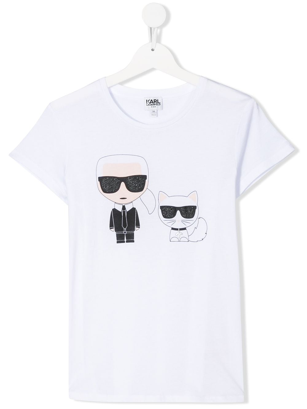 фото Karl lagerfeld kids футболка с принтом ikonik