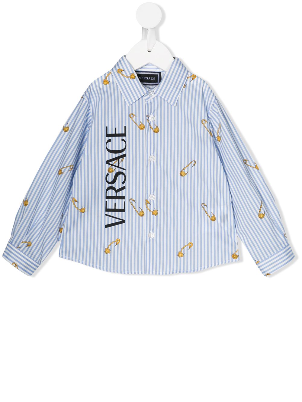 фото Versace kids рубашка с принтом