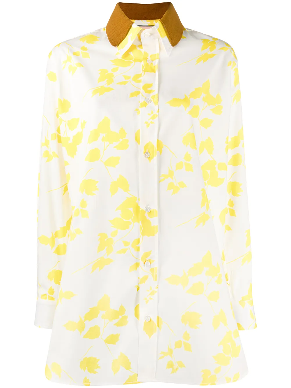Plan C Popeline Dis Ivy Shirt In White