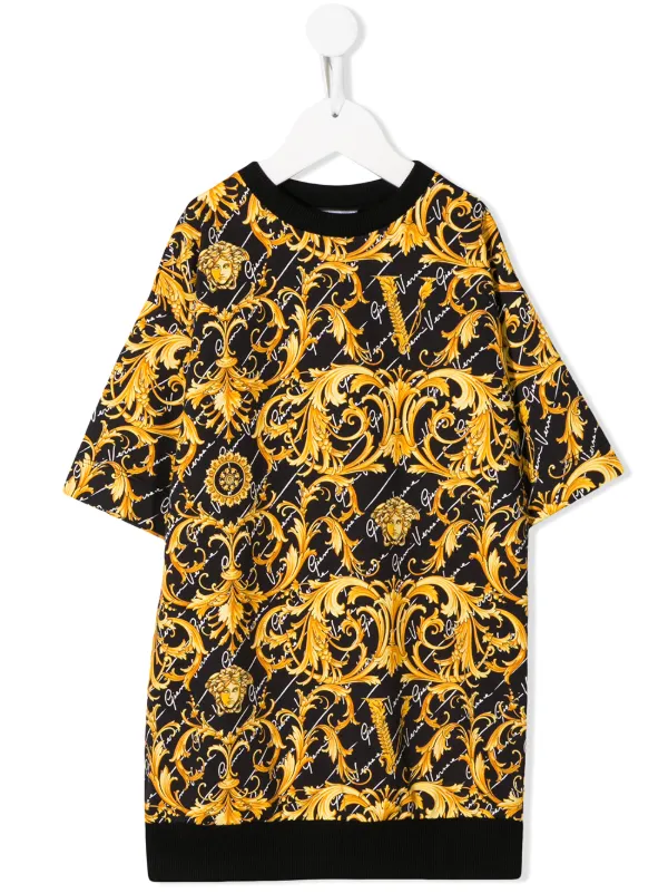 versace t shirt dress