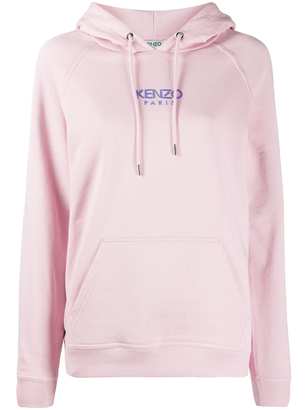 Kenzo Logo-print Cotton Hoodie In Pink | ModeSens