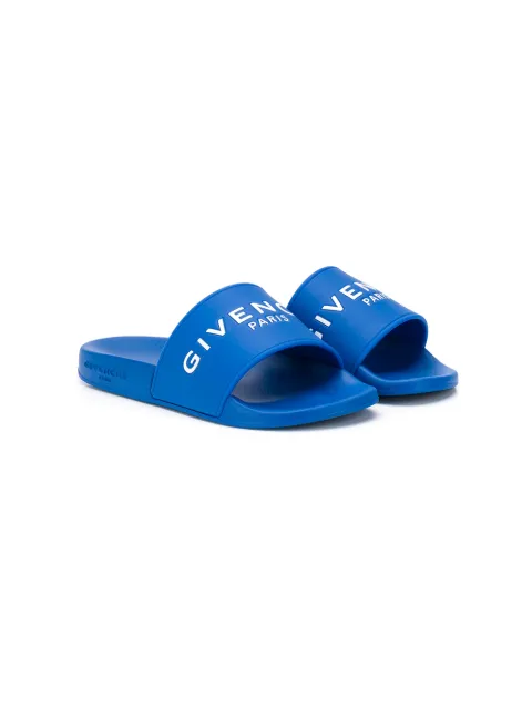 givenchy slides womens blue