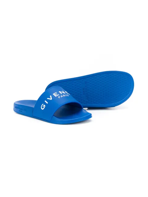 light blue givenchy slides