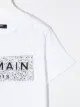 Balmain Kids embellished logo T-shirt
