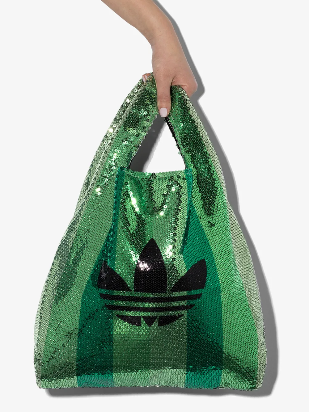 Adidas Originals Adidas X Anna Isoniemi Shopper Mit Pailletten In Green
